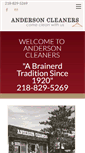 Mobile Screenshot of andersoncleaners.com
